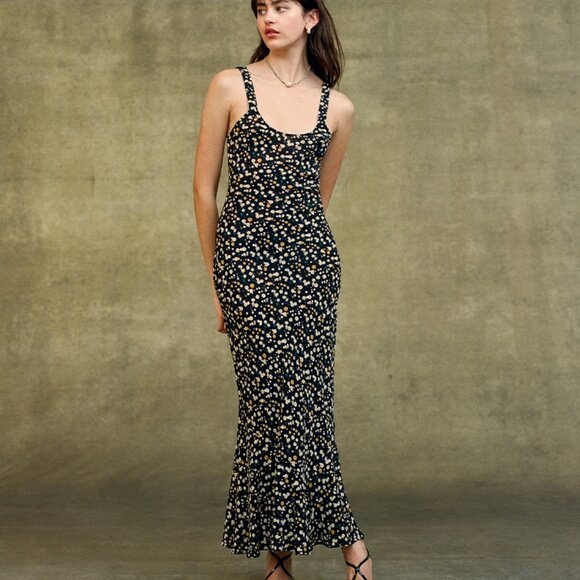 Realisation Par Dresses & Skirts - Realisation Par Silk Allegra Maxi Dress (size medium)